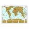 Világtérkép STIEFEL kaparós felülettel A/1