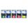 Oldaljelölő GLOBAL Notes Info Flags 7728-81 műanyag 25x43 mm transparens/kék