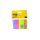 Oldaljelölő 3M Post-it LP670/5 papír neon 5 szín  5x100 lap
