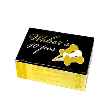 Táblatű WEBER'S színes 40 darabos