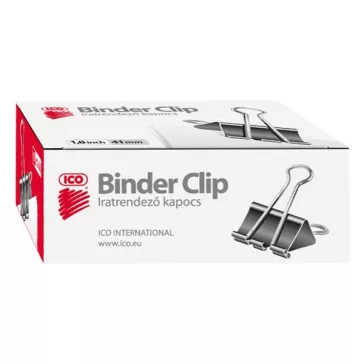 Binder csipesz ICO 41 mm 12darabos