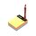 Öntapadós jegyzettömb STICK'N Magic Cube 101x76mm 7 színű neon mix 280 lap