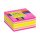 Öntapadós jegyzettömb STICK'N 76x76mm neon rózsaszín mix 400 lap