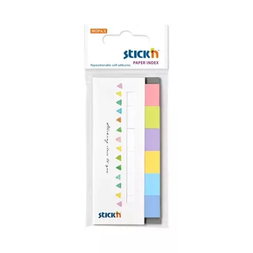   Öntapadó oldaljelölő STICK'N papír 45x15mm cukorka mix 7x30 lap