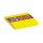 Öntapadós jegyzettömb STICK'N extra erős 76x76mm neon sárga 90 lap