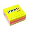 Öntapadós jegyzettömb STICK'N 51x51mm neon mix 250 lap