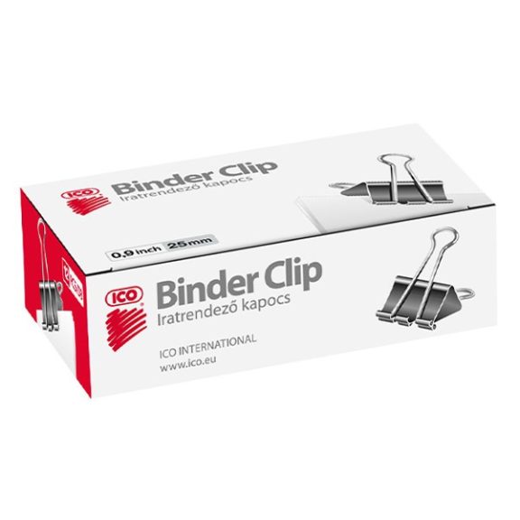 Binder csipesz ICO 25mm 12 darabos
