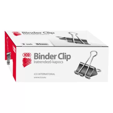 Binder csipesz ICO 51 mm 12 darabos