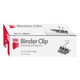 Binder csipesz ICO 19mm 12 darabos