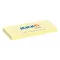 Öntapadós jegyzettömb STICK'N 38x51mm pasztell sárga 3x100 lap