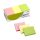 Öntapadós jegyzettömb STICK'N 38x51mm neon mix 3x4x100 lap