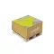 Öntapadós jegyzettömb STICK'N Kraft cube 76x76mm mini raklapos natúr barna 400 lap