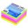 Öntapadós jegyzettömb DONAU 76x76 mm 400 lap vegyes neon színek