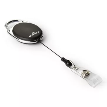   Azonosítókártya tartó DURABLE Style patentos kihúzható fekete