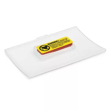   Névjegykitűző DURABLE Click Fold 40x75 mm mágneses elfordulásmentes átlátszó