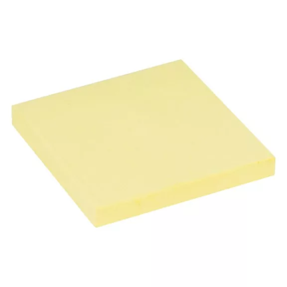 Öntapadós jegyzettömb YANDA 76x76 mm 100 lap sárga