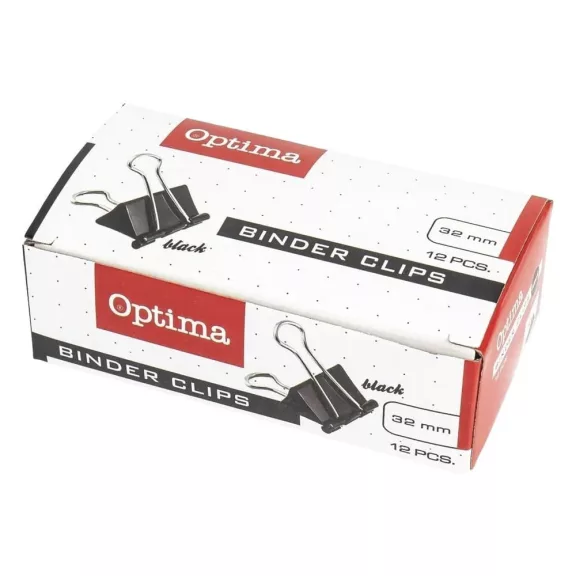 Binder csipesz OPTIMA 32 mm 12 darabos Binder csipesz OPTIMA 32 mm 12 darabos