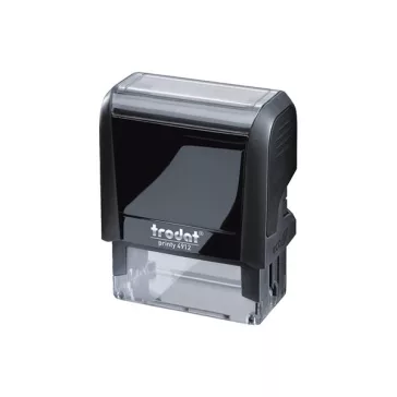   Bélyegző TRODAT Printy 4.0 4912 eco-fekete ház fekete párna