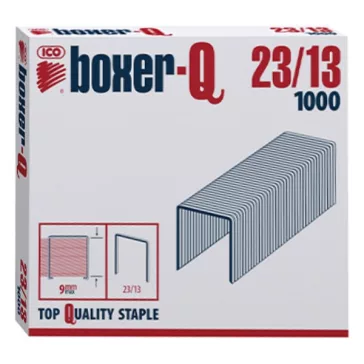 Tűzőkapocs BOXER Q 23/13 1000 darabos