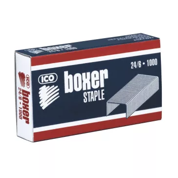 Tűzőkapocs BOXER 24/6 1000 darabos