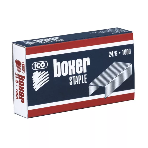 Tűzőkapocs BOXER 24/6 1000 darabos