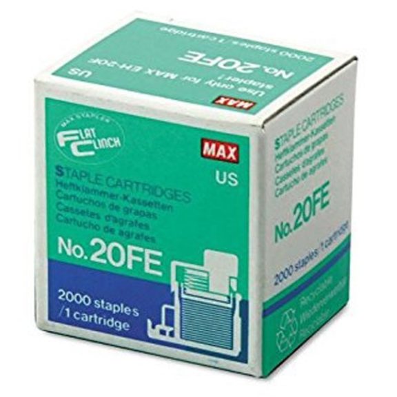 Tűzőkapocs patron MAX No.20FE elektromos 2000 darabos