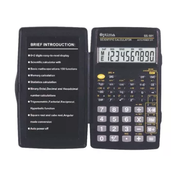   Számológép tudományos OPTIMA SS-501 56 funkciós 10 digit