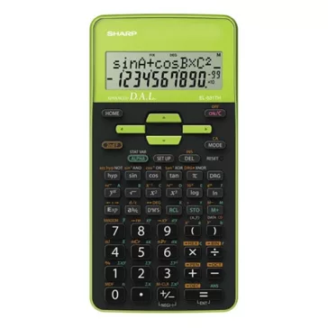  Számológép tudományos SHARP EL-531THGR 272 funkciós 2 soros 12 digit zöld