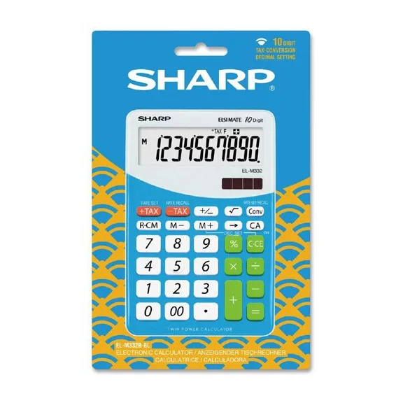 Számológép asztali SHARP EL-M332 10 digit kék