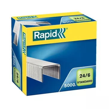 Tűzőkapocs RAPID Standard 24/6 5000 darabos