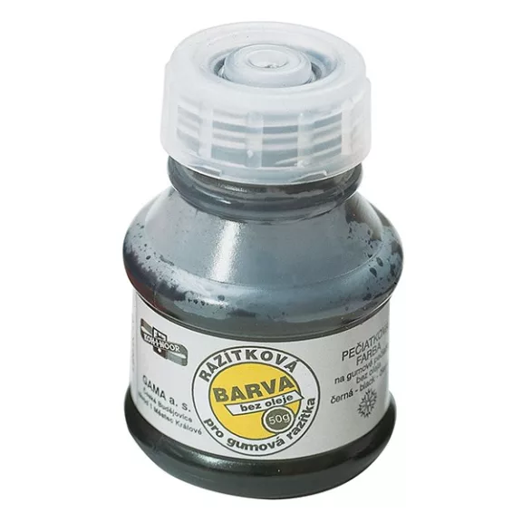 Bélyegzőfesték KOH-I-NOOR 142501 50 ml fekete Bélyegzőfesték KOH-I-NOOR 142501 50 ml fekete
