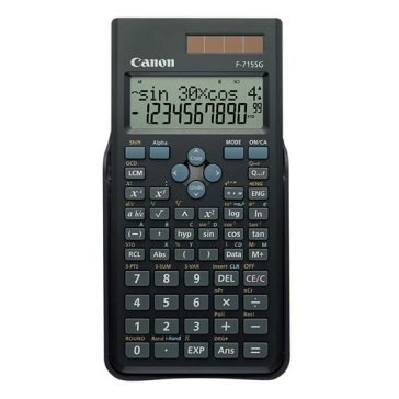   Számológép tudományos CANON F-715SG fekete 250 funkciós 2 soros 10+2 digit