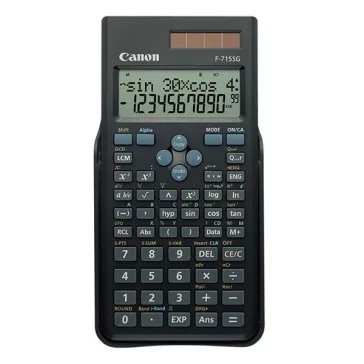   Számológép tudományos CANON F-715SG fekete 250 funkciós 2 soros 10+2 digit