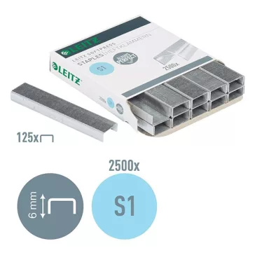 Tűzőkapocs LEITZ 26/6  Softpress 2500 darabos