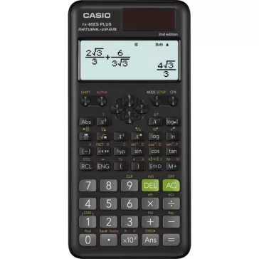   Számológép tudományos CASIO FX 85 ES PLUS 2E 252 funkciós 4 soros 15 digites fekete