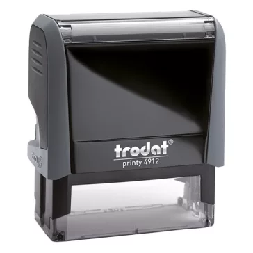   Bélyegző TRODAT Printy 4.0 4912 eco-fekete ház kék párna