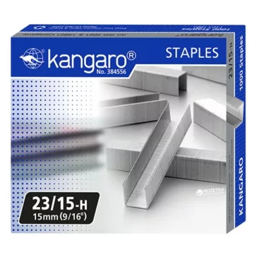 Tűzőkapocs KANGARO 23/15 1000 darabos