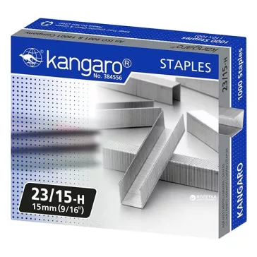 Tűzőkapocs KANGARO 23/15 1000 darabos