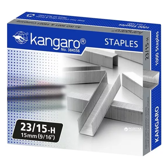Tűzőkapocs KANGARO 23/15 1000 darabos