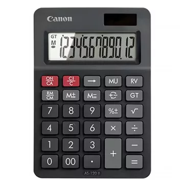   Számológép asztali CANON AS-120 II környezetbarát 12 digit