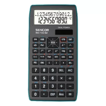   Számológép tudományos SENCOR SEC-150 240 funkciós 2 soros 10+2 digit kék