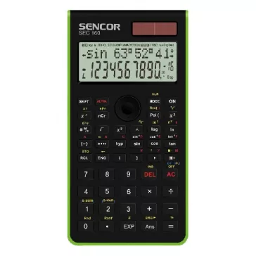   Számológép tudományos SENCOR SEC-160 GN 240 funkciós 2 soros 10+2 digit