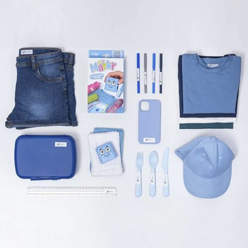 Textilbélyegző MARKY kirakós kék