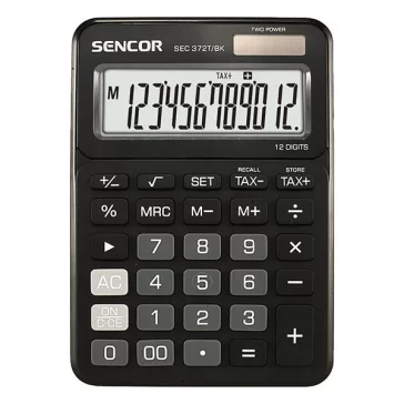 Számológép asztali SENCOR SEC 372T/BK 12 digit