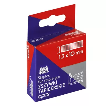 Tűzőkapocs GRAND 1,2x10 mm 1000 darabos