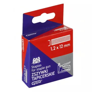 Tűzőkapocs GRAND 1,2x12 mm 1000 darabos
