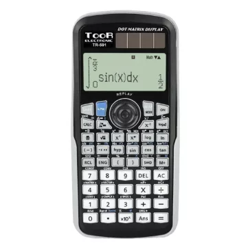   Számológép tudományos TOOR TR-591 417 funkciós grafikus 2 soros 12 digit
