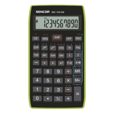   Számológép tudományos SENCOR SEC-105 56 funkciós 10 digit zöld
