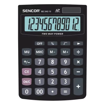 Számológép asztali SENCOR SEC 340/12 12 digit