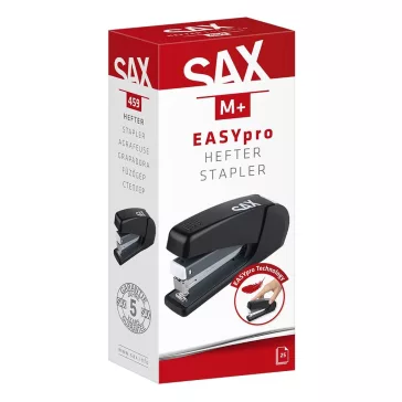 Tűzőgép SAX 459 M+ Easypro 25 lap 24/6-26/6 fekete